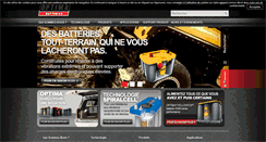 Desktop Screenshot of optimabatteries.fr